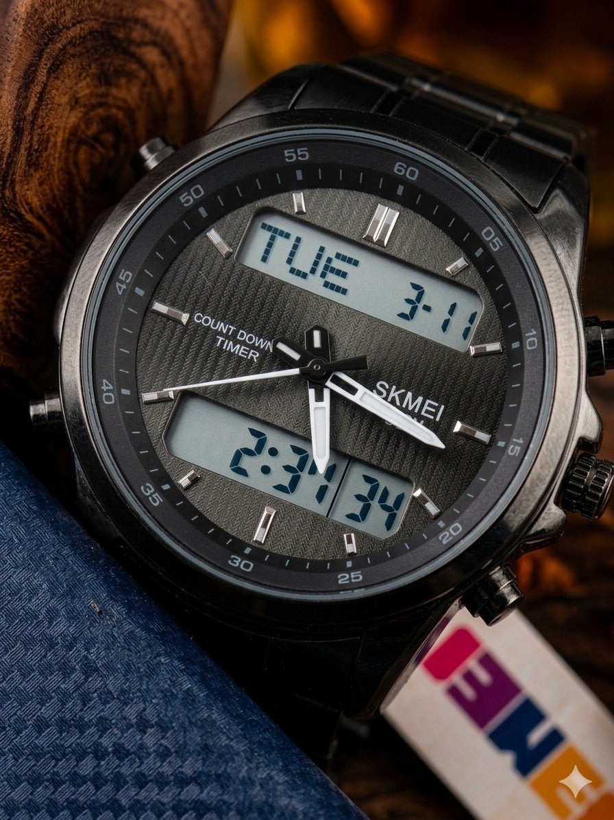 SKMEI 225M Full Black&nbsp;