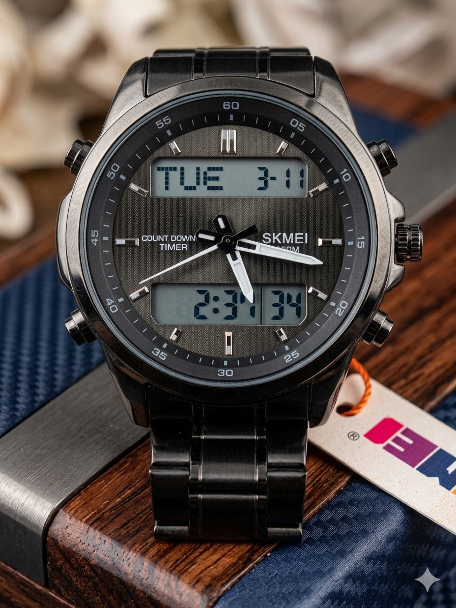 SKMEI 225M Full Black&nbsp;